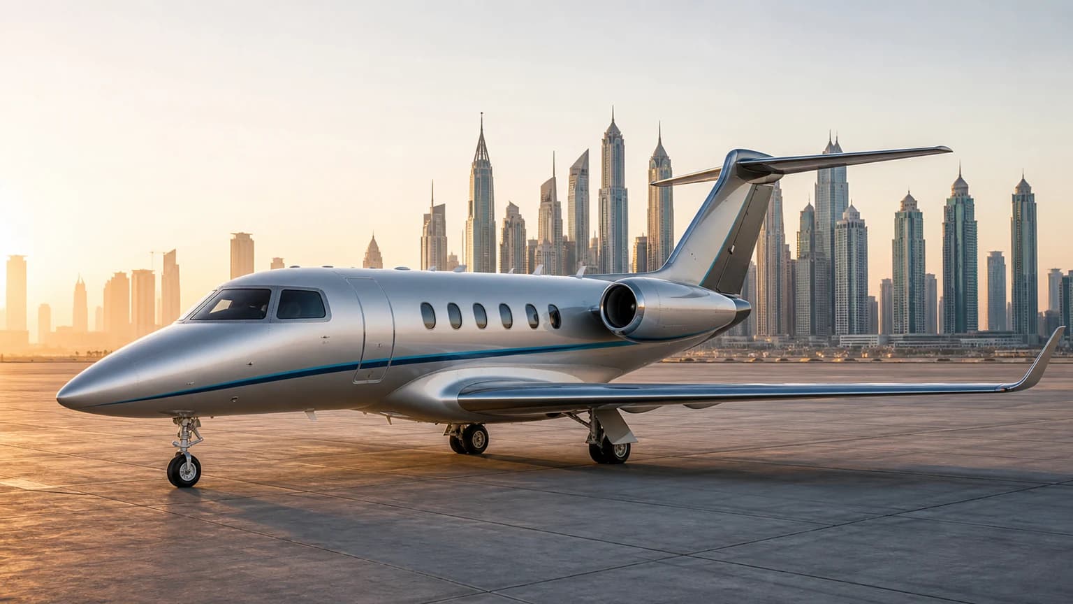 Illustrative view for the Bombardier Learjet 75 aircraft type