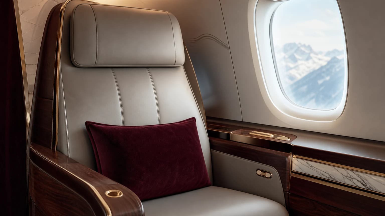 Airbus ACJ319neo — illustrative material seat detail