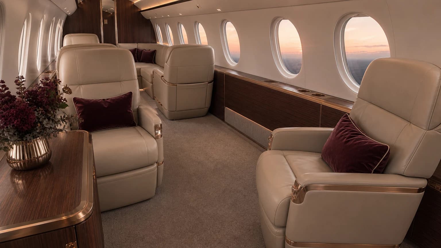 Cessna Citation Latitude — illustrative forward salon